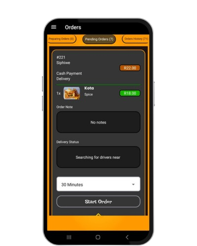 Pending Orders
